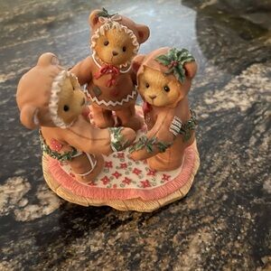 Cherished Teddies Missy, Cookie, & Riley A Special Recipe For Our Friendship